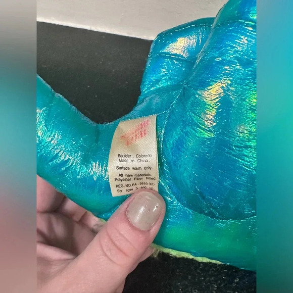 Sugar Loaf -Lizard Gecko Iguana Irridesant Stuffed Animal Reptile Unique - Picture 3 of 5